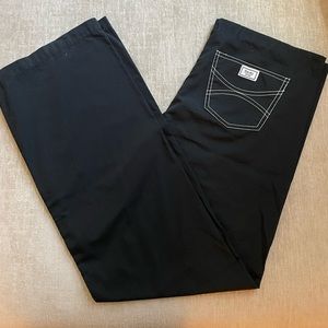Blue Sky Black Scrub Pants Size Small Tall